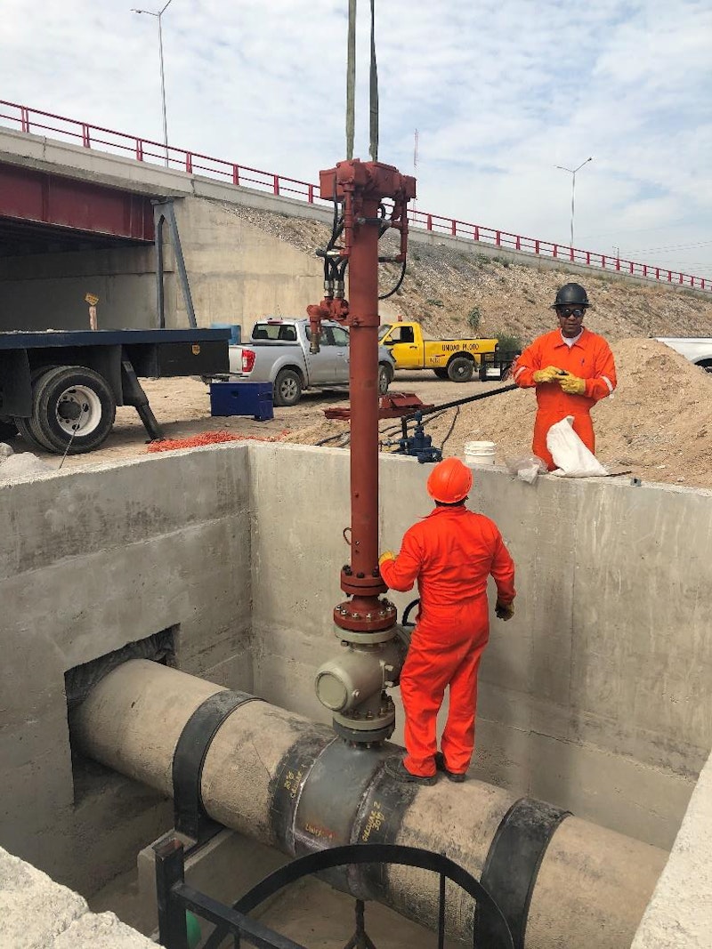 red de interconexión de gas natural