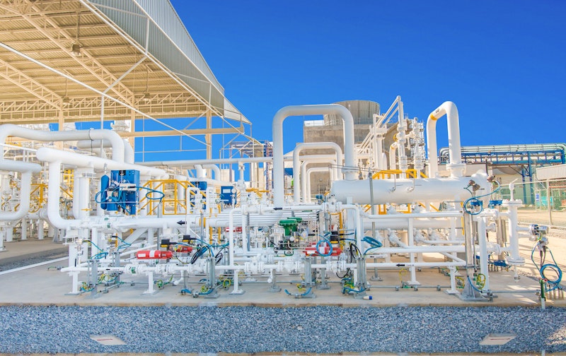 Estación de regulación de gas en méxico